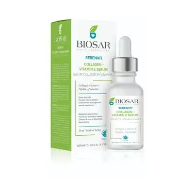 biosar - serenvit collagene vitamin e serum 30ml