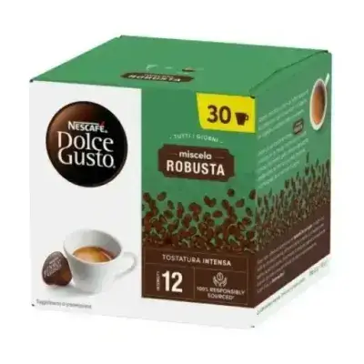 NESCAFÉ Dolce Gusto Robusta – Intensity 12 – 30 Capsules