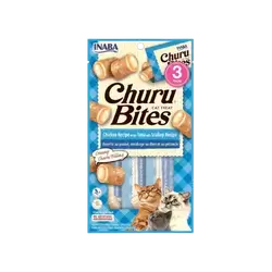 Inaba Churu Bites - Chicken Wraps Tuna with Scallop 3 Packs