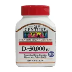 21st century D3-50000iu 20 tablet