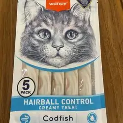 Wanpy hairball control creamy treat 5p