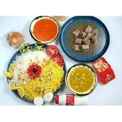 Iraqi Meat Qawarma Plate Meal