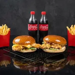 Crispy Chicken Burger Meal 2