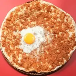 Lahmacun with Egg Double