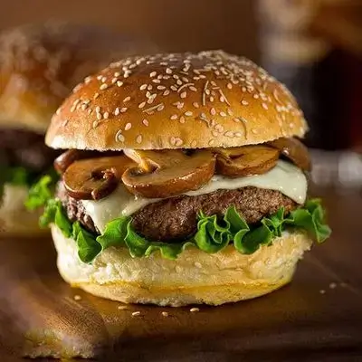 Mushroom Beef Burger