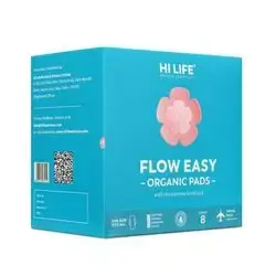 Hi Life Flow Easy Organic Pads 8 pieces