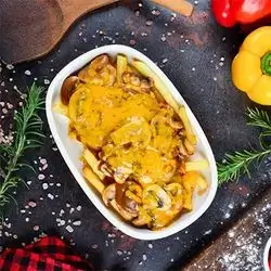 Mushroom & Cheese Potato