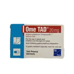 Ome TAD 20 mg Omeprazole Lactose Free - 15 Capsules - Germany
