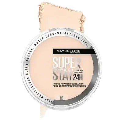 Super Stay Up To 24H Hybrid Powder-Foundation (112) 6gr _ MAYBELLINE NEW YORK