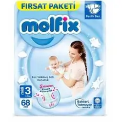 Molfix Dippers 4-9 Kg 72pcs