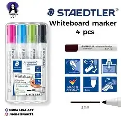 White board Marker 4colours-STAEDSTLER