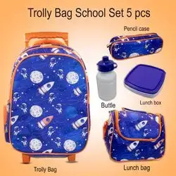 Trolley Bag School Set 5pcs