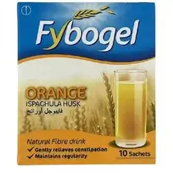 FYBOGEL NATURAL FIBRE DRINK ORANGE FLAVOUR 10 SACHETS