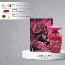 night de paris veloura perfume 100ml