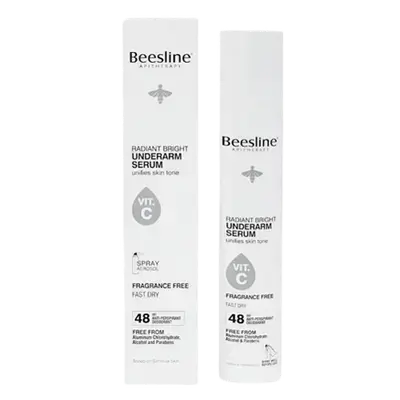 Radiant Bright Underarm Serum Fragrance Free Fast Dry 150ml _ Beesline