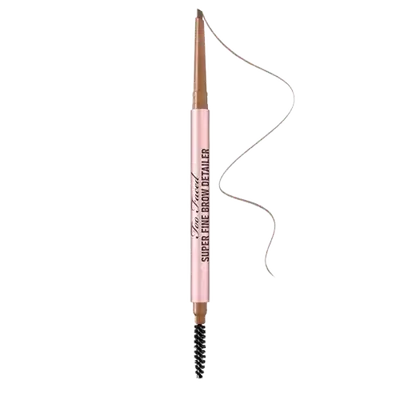 Super Fine Brow Detailer Ultra Slim Brow Pencil Soft Brown 0.08g _ Too Faced