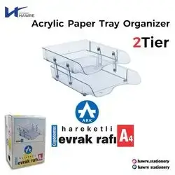 Acrylic Paper Tray Organizer