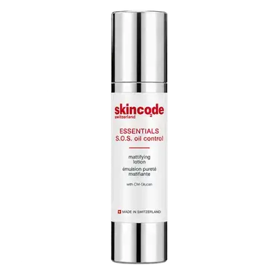 ESSENTIALS S.O.S Oil Control Mattifying Lotion with CM-Glucan 50ml _ skincode