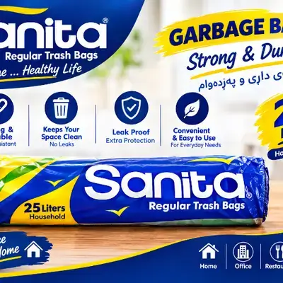 Sanita Reguler Trash Bags 30 bags 25 Liters