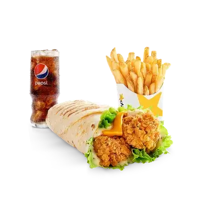 Chicken Tender Wrap Meal