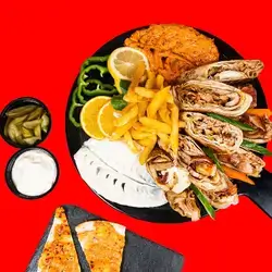 Double Arabic Shawarma Wrap