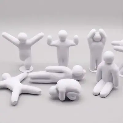 Meccha Chameleon Characters - All Og Poses - Free 3d Print Model Random Color