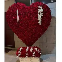 Heart Shaped Red Rose