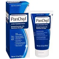 PanOxYl acne cream wash%4 benzoyl peroxide daily control