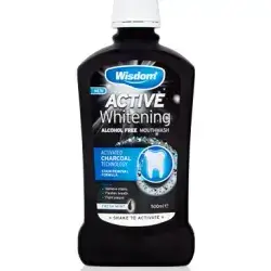 wisdom active whitening mouthwash