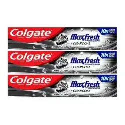 colgate maxfresh with whitening +charcoal toothpaste