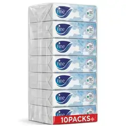 Fine Classic white Sterilized Tissues 250 Sheets 2ply - PACK 10