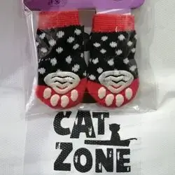 Cat Socks, Four Pieces, Medium Size
