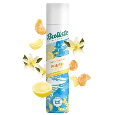 FRESH Breezy Citrus Dry Shampoo Refreshes Hair Without Drying Out 200ml _ Batiste