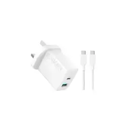 Anker Select Charger (20W, 2-Port) with USB-C Cable
