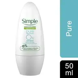 simple kind to skin PURE 0% deodorant