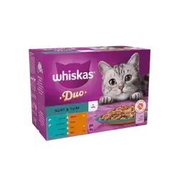 Whiskas – Duo Surf & Turf in Jelly 12Pcs*85g