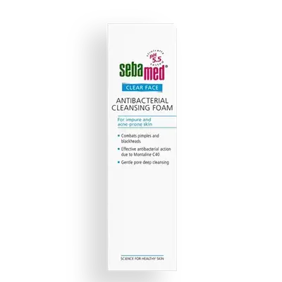 Antibacterial Cleansing Foam for Impure And Acne-Prone Skin 150ml _ Sebamed