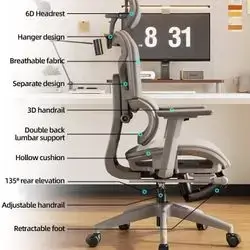 Luxurious office chair with a modern design