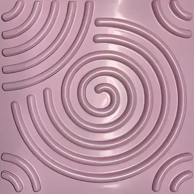 3D Wall Panels Sakura Pink D069