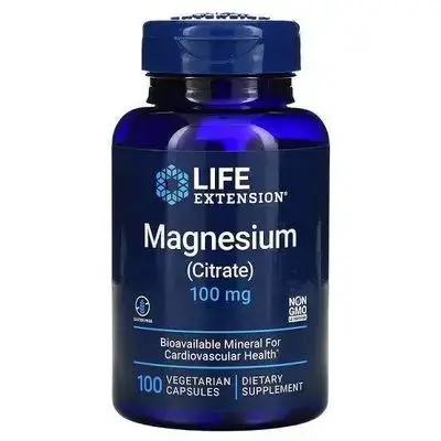 Magnesium Citrate 100mg 100caps LIFE EXTENSION