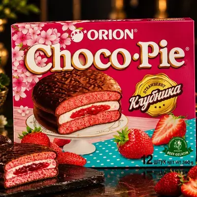 Choco pie Strawberry 12x 360gram