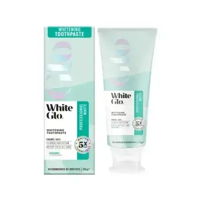 White Glo Professional White Whitening Toothpaste Fresh Mint 115g