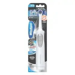 Spinbrush Active Whitening Charcoal Battery Toothbrush - Wisdom Toothbrushes