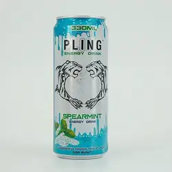 Pling Spearmint Energy Drink 330Ml