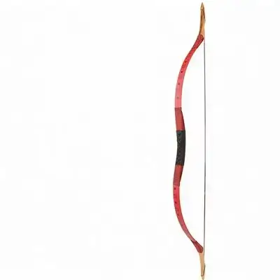 Fashion Red Traditional Archery Longbow – 35 lb Draw Weight