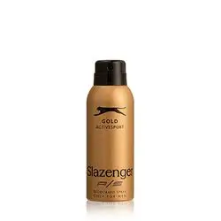 Slazenger Body Spray Deodorant Active Sport Gold For Men 150 Ml
