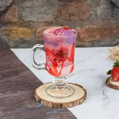 Natural Cocktail with Sour Ice Cream