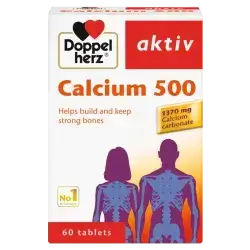 Doppel Herz Calcium 500mg- 60tabs-made in Germany