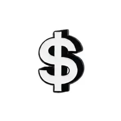 Dollar Sign Decorative Sticker