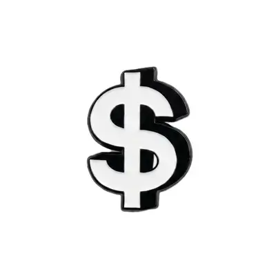 Dollar Sign Decorative Sticker